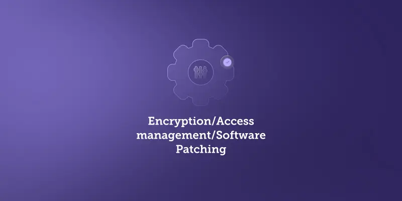 Third step of DSPM implementation ‘Remediation’, which involves using encryption, access management or patching software vulnerabilities.