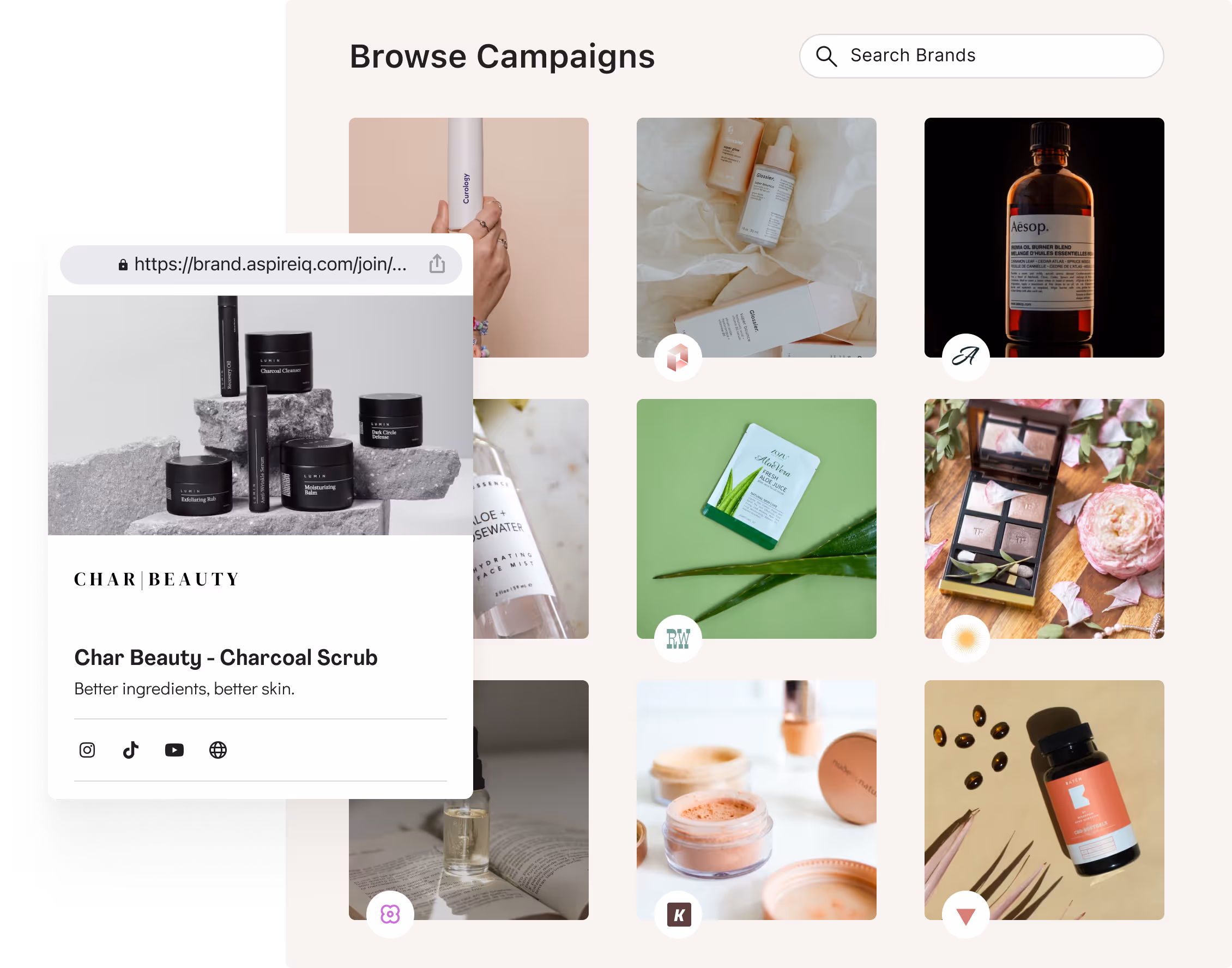 Aspire has the world's largest creator marketplace