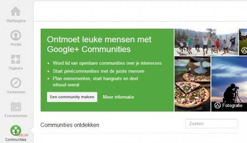 Google+ communities