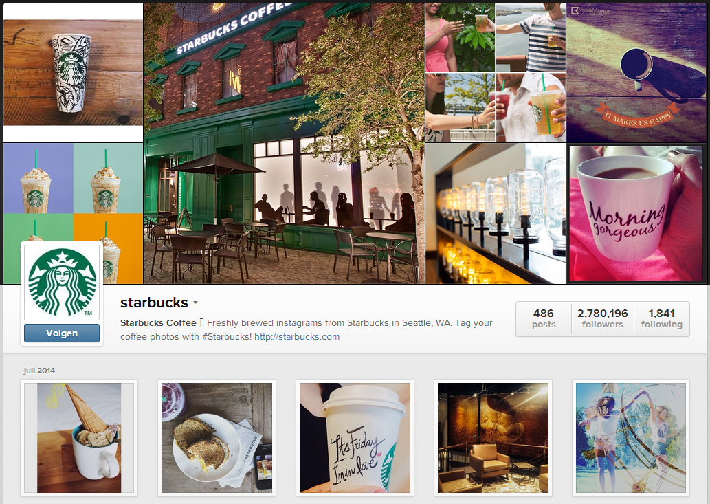 Starbucks Instagram