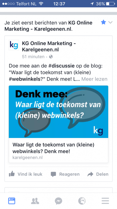 tijdlijn FB screenshot