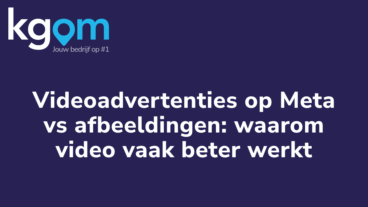 Videoadvertenties op Meta vs afbeeldingen: waarom video vaak beter werkt