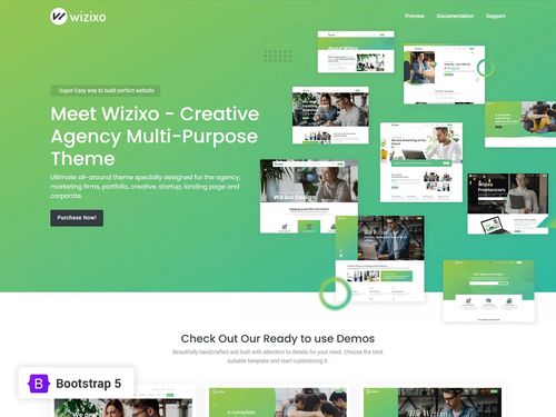 wizixo multipurpose corporate theme