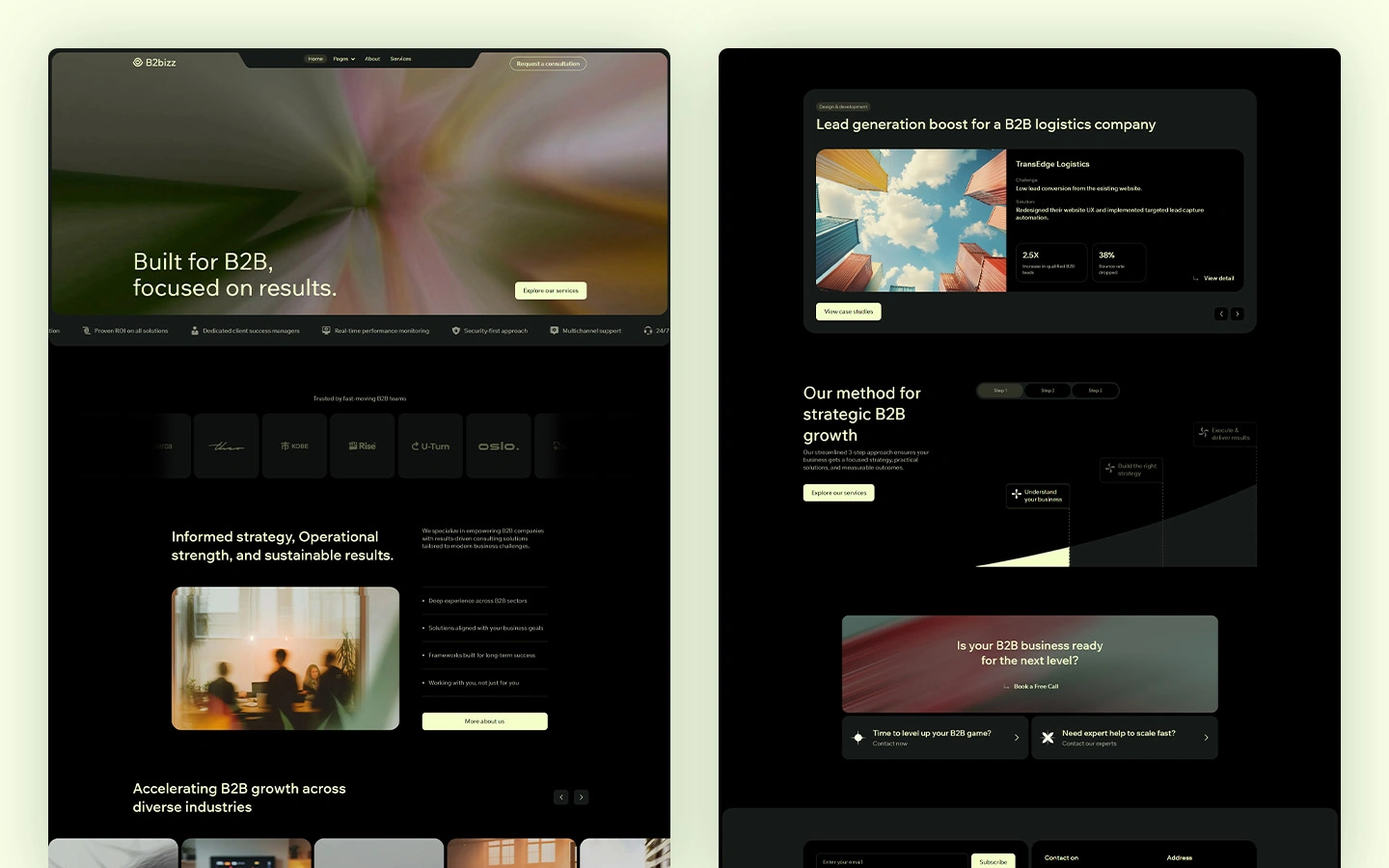 corporate business consulting template