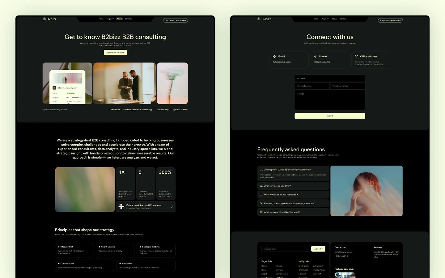 financial consulting website