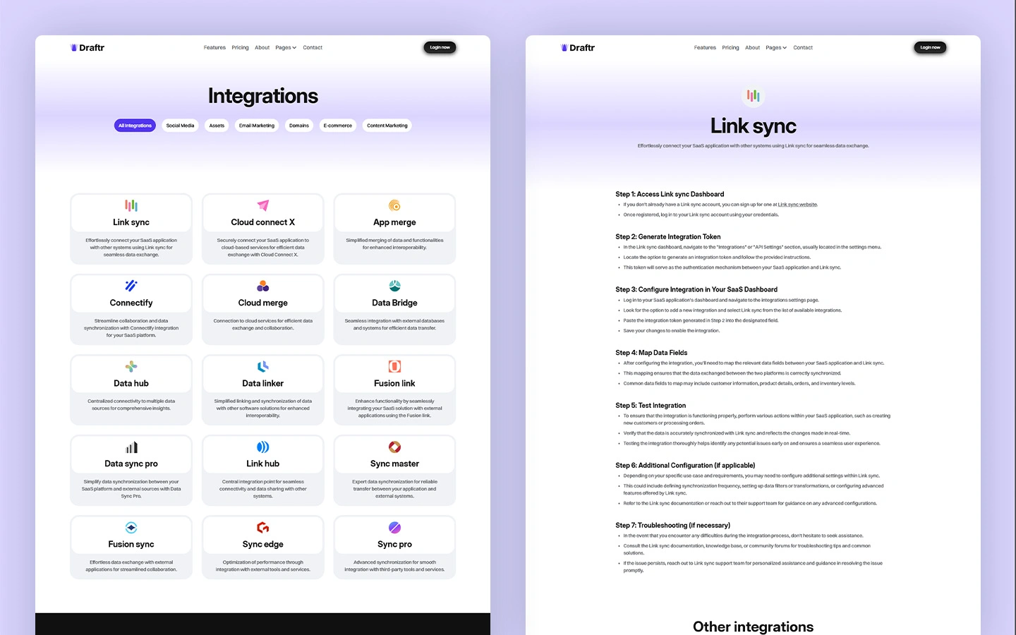 startup saas webflow website
