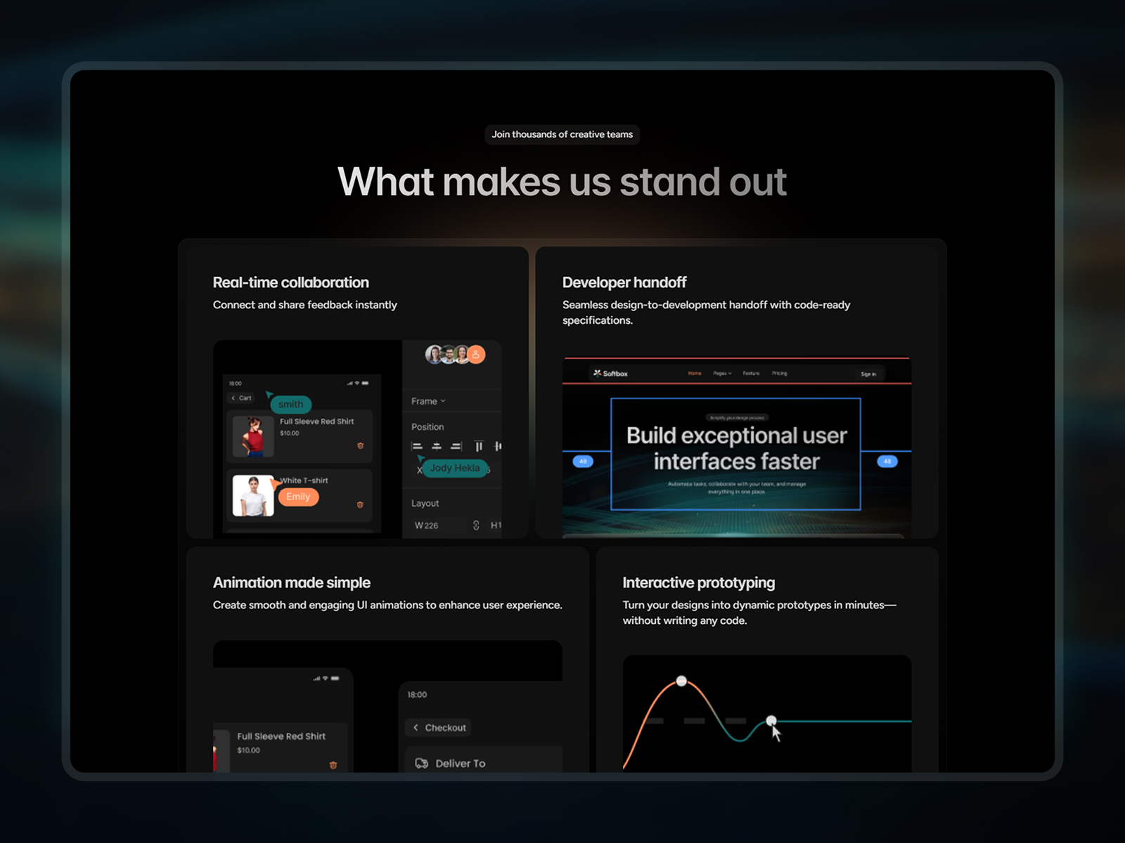 software startup website template