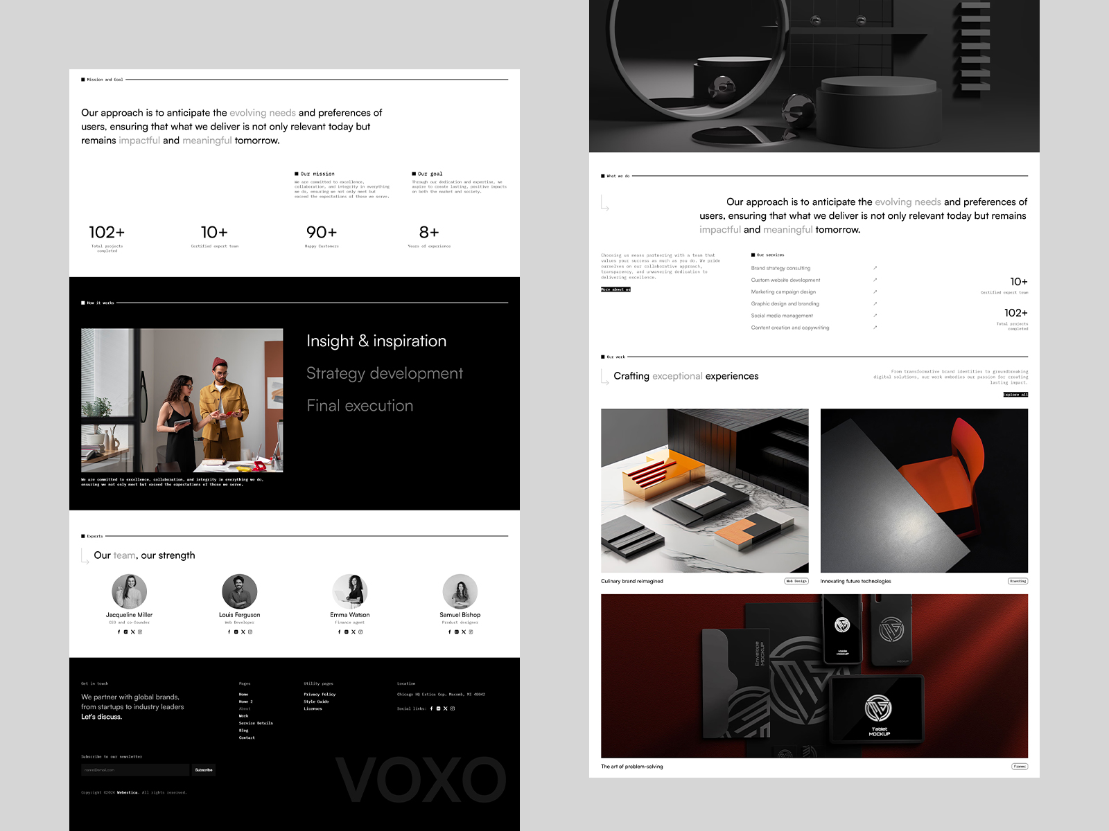 creative agency website template
