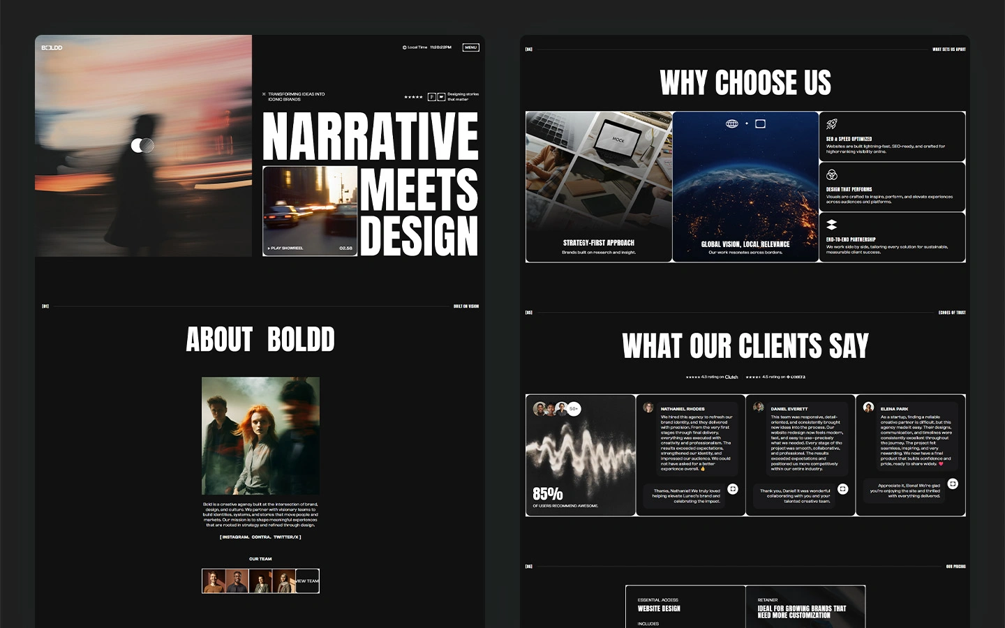 top design agency template
