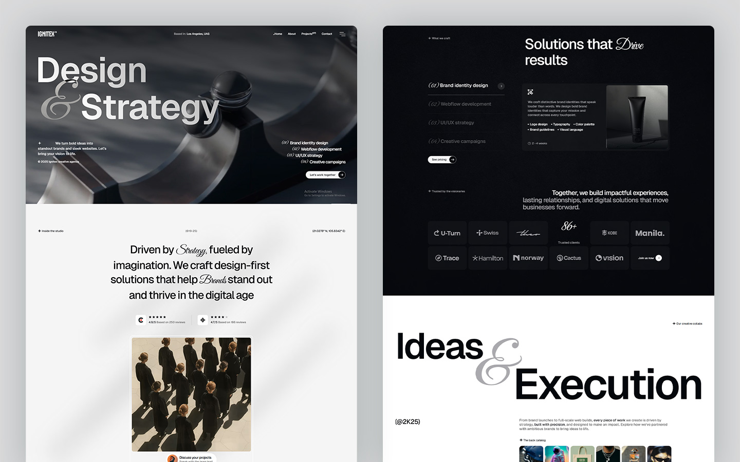 digital agency website template