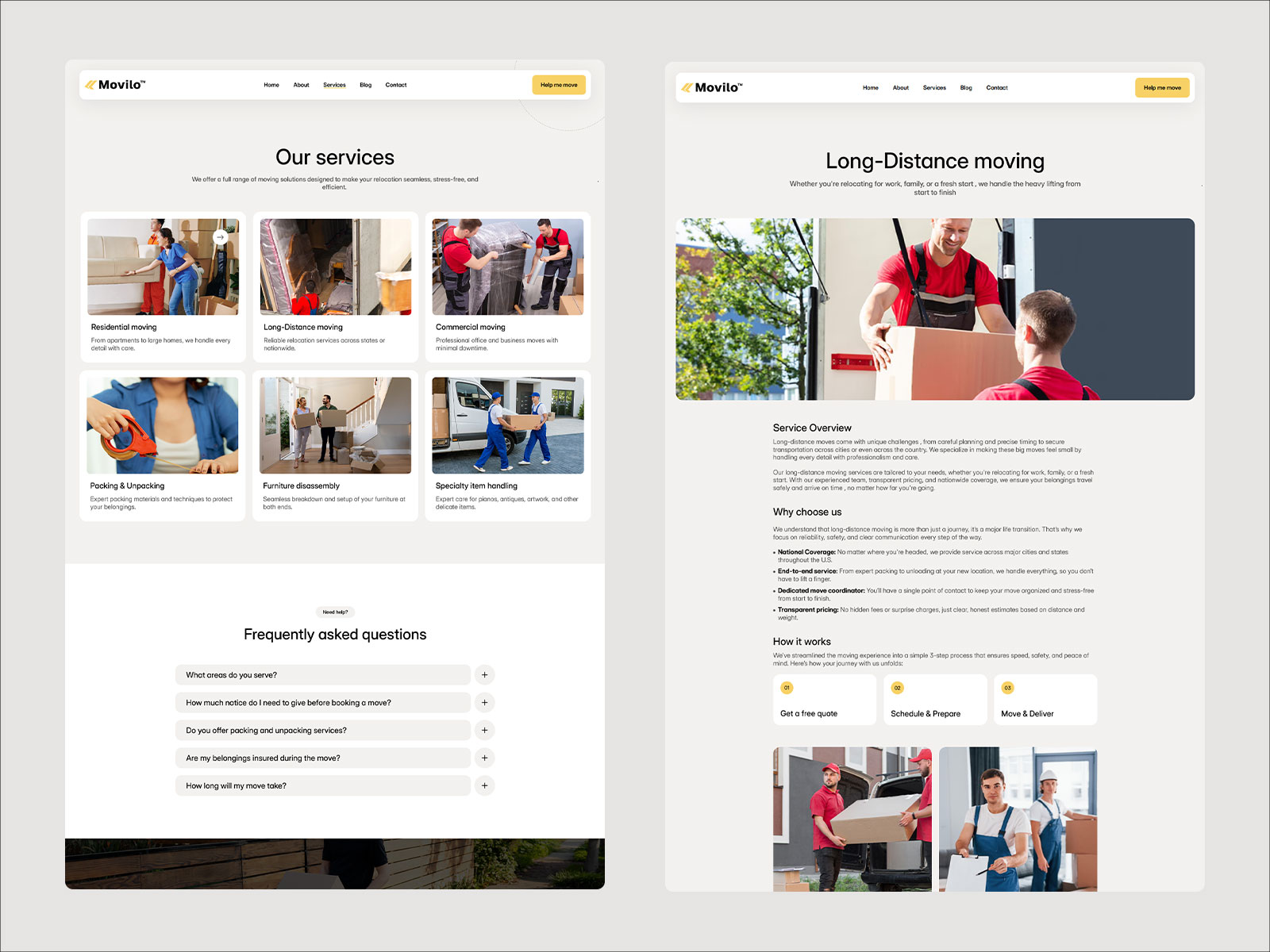 logistics framer template