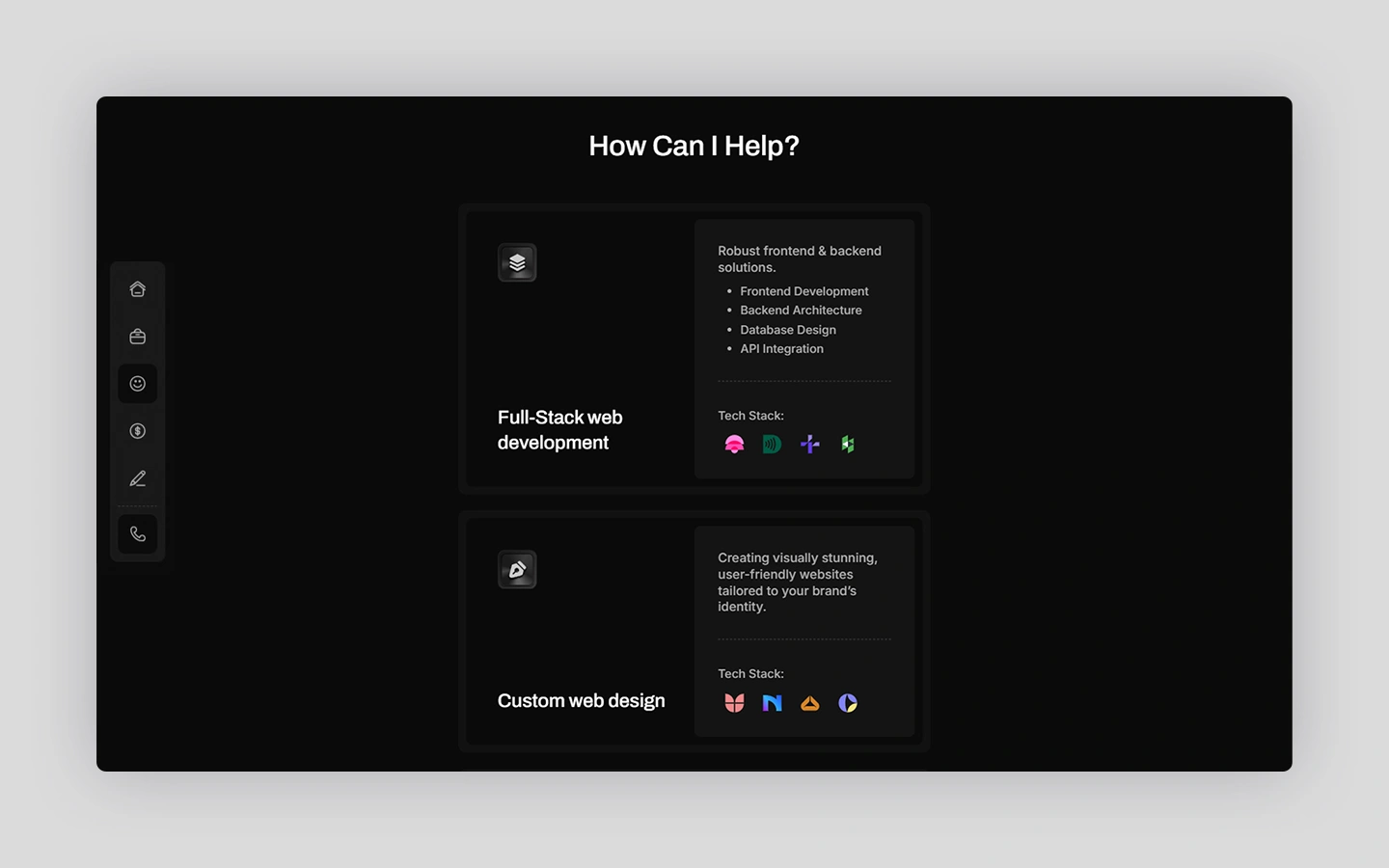 freelancer portfolio webflow template