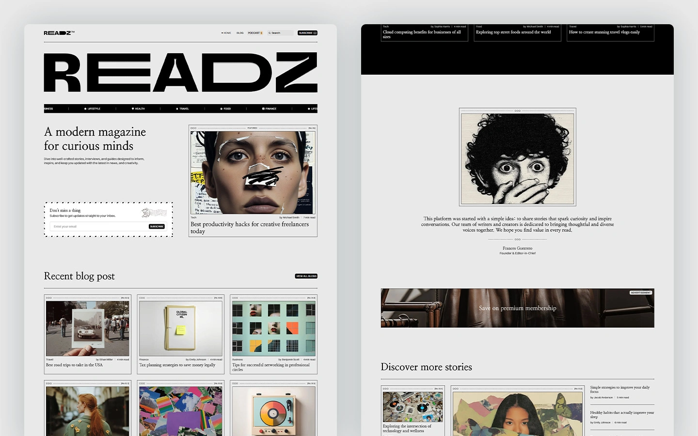 old-fashioned-blog-template