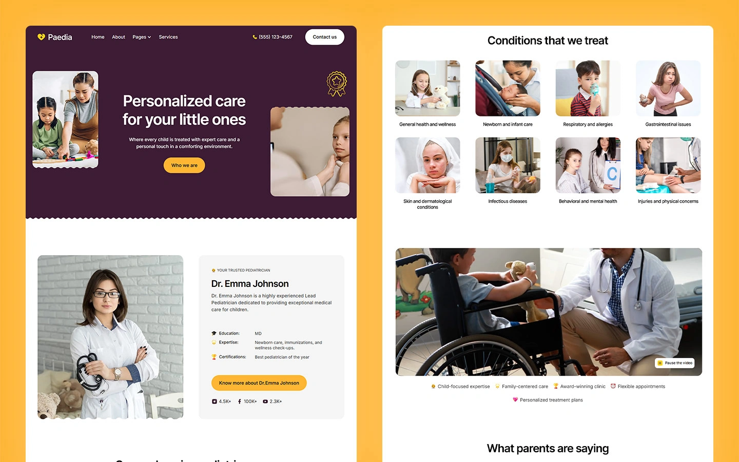 child care preschool academy website