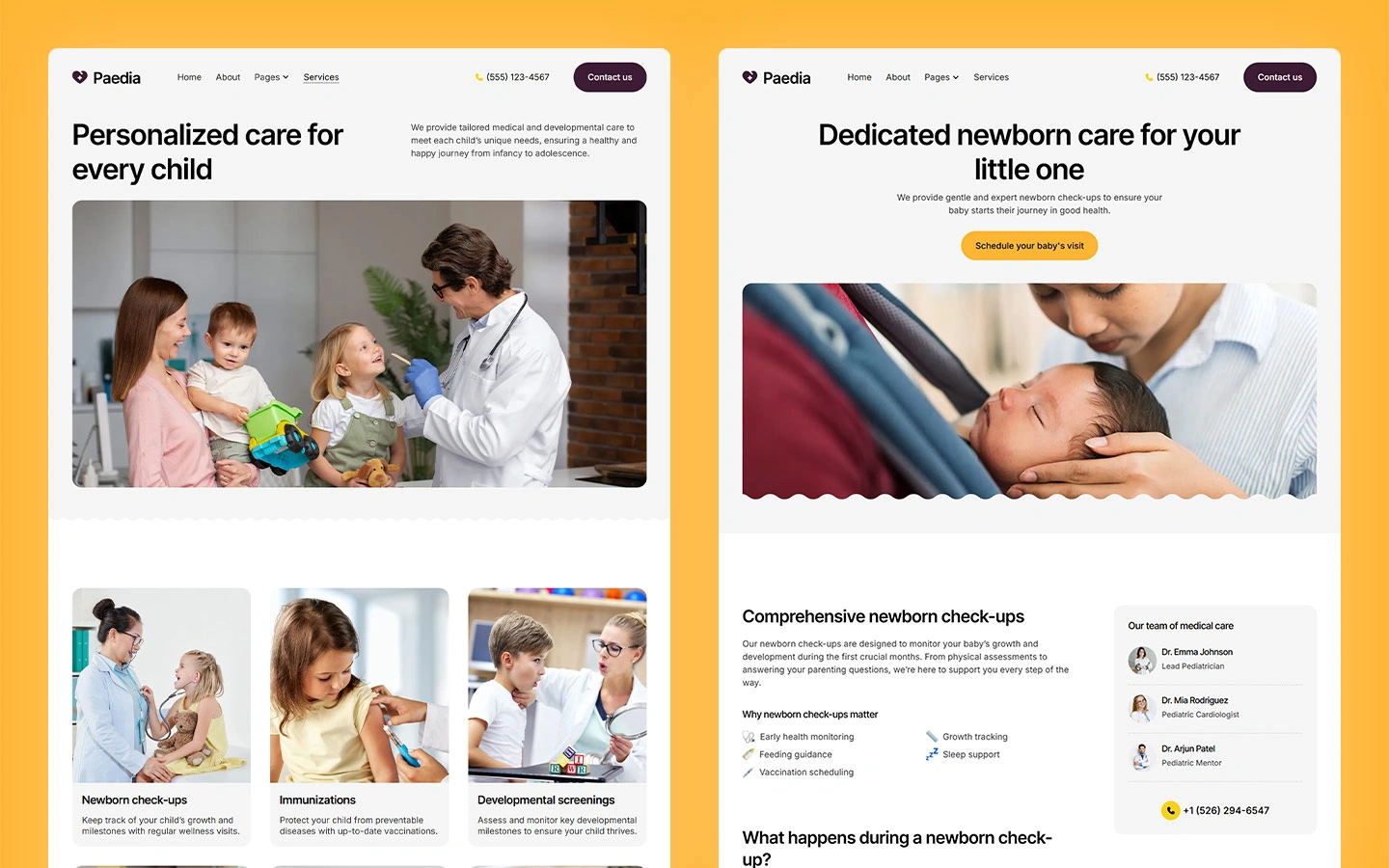 professional child care template