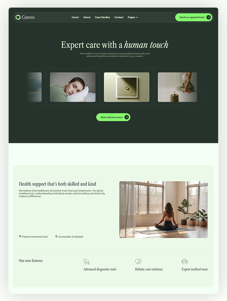 modern healthcare template