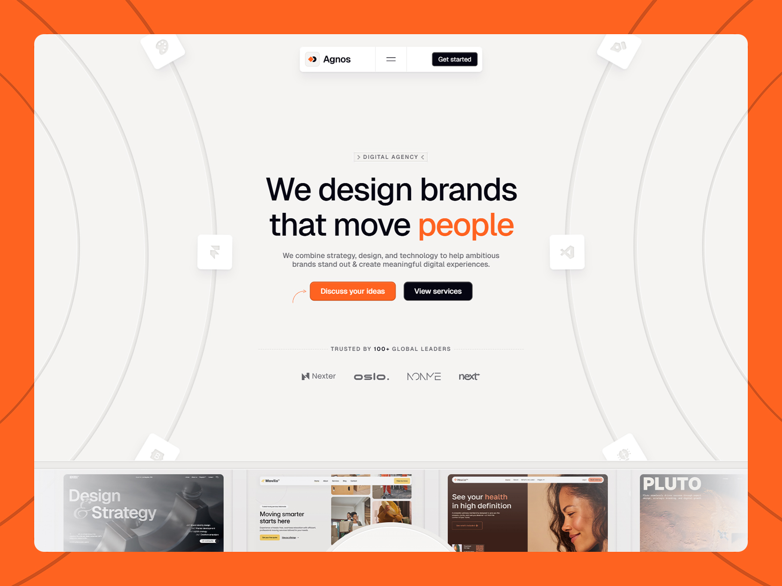 Agnos website template