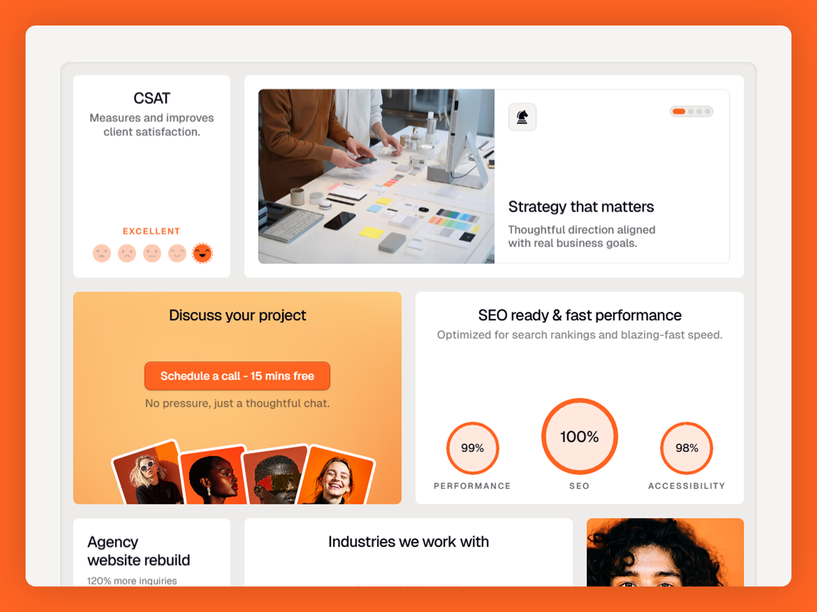 Creative Agency website template