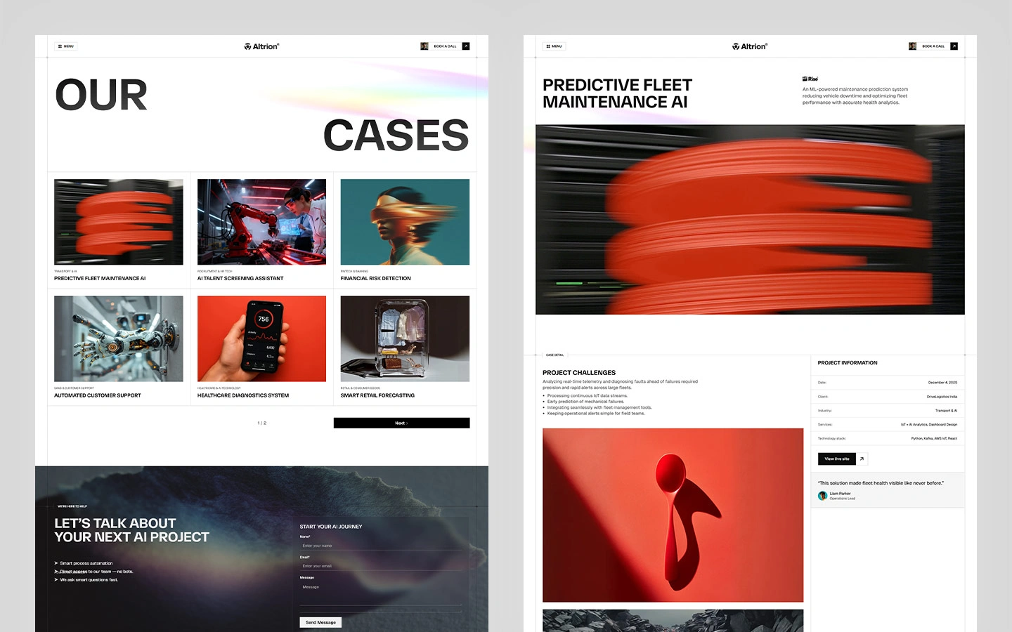 machine learning solutions provider template