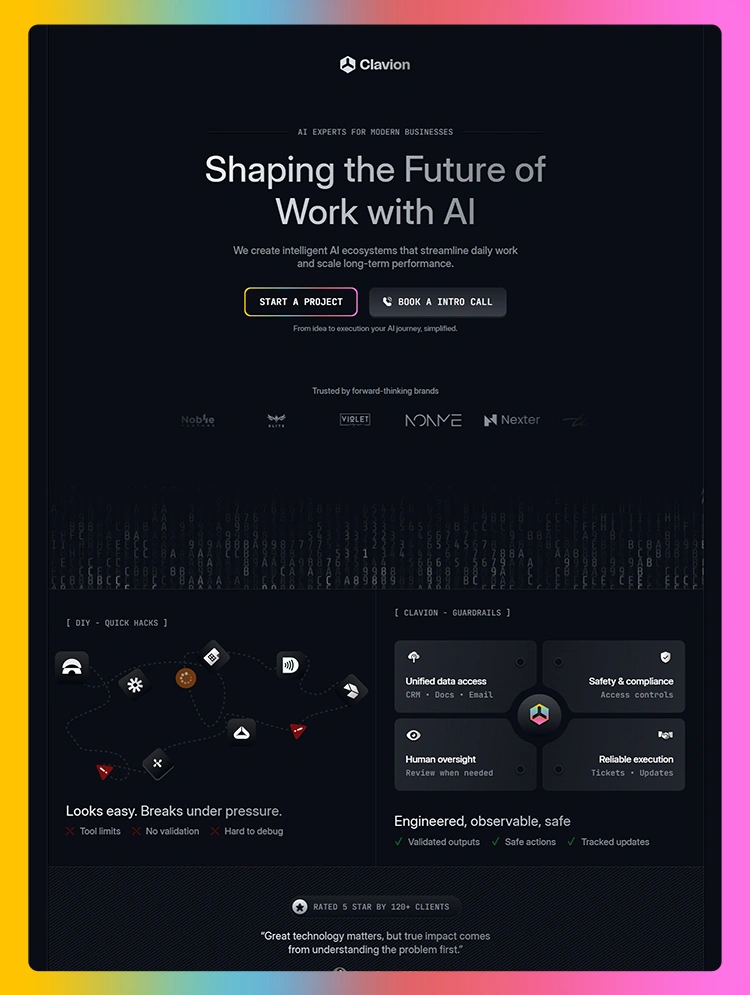 ai automation startup template