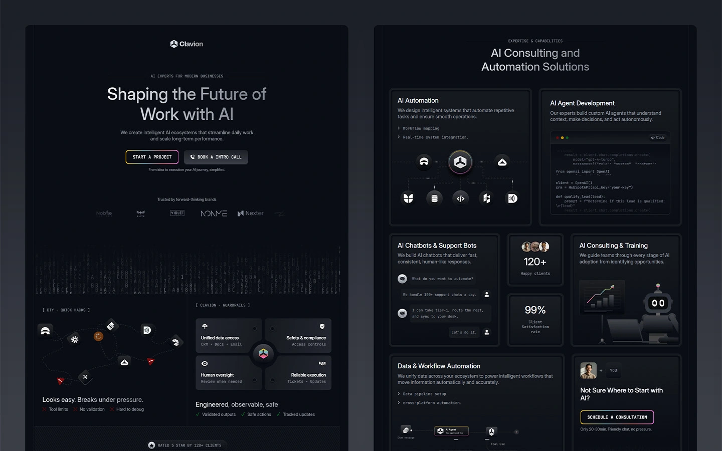 ai automation agency template