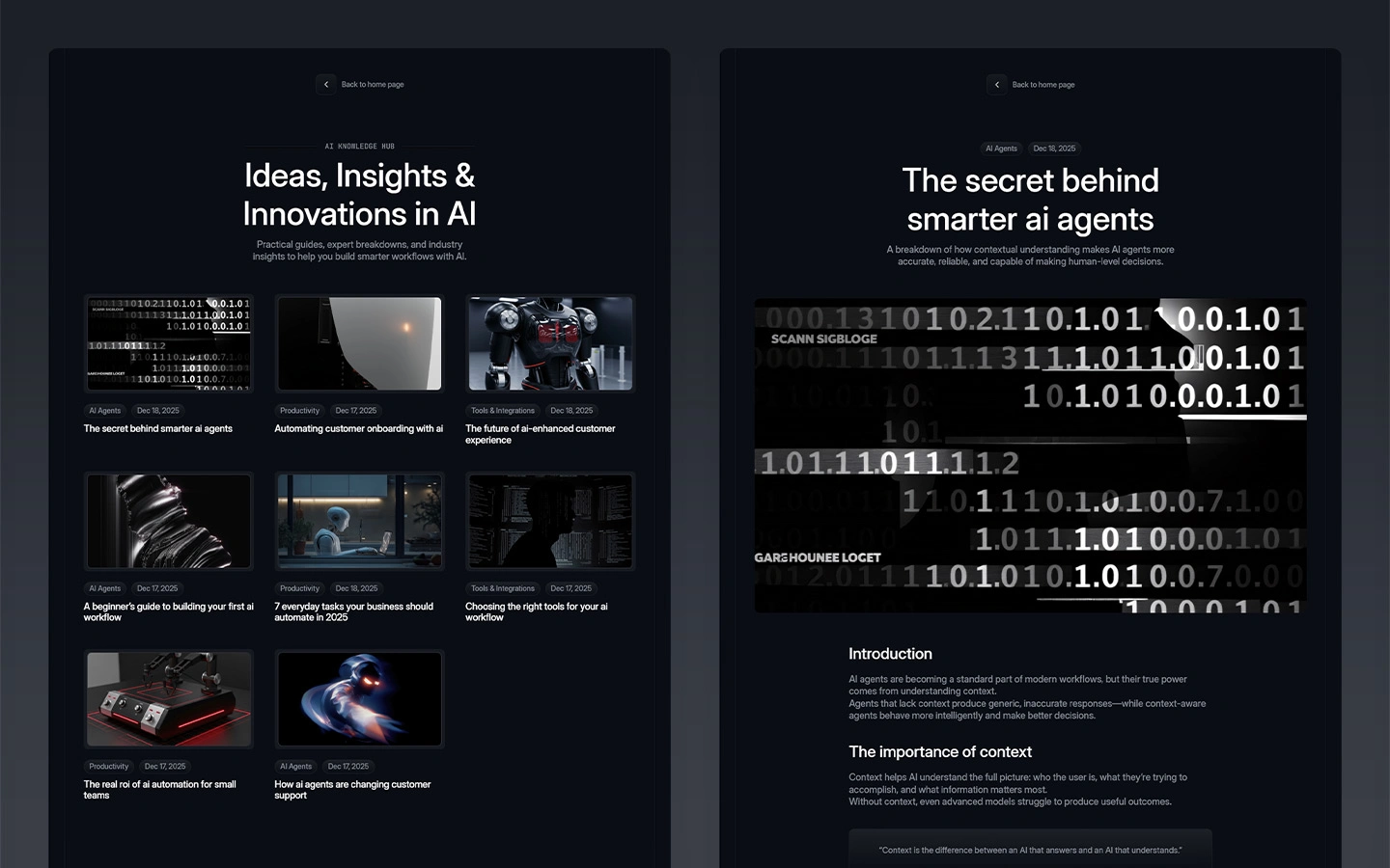 ai agency webflow template