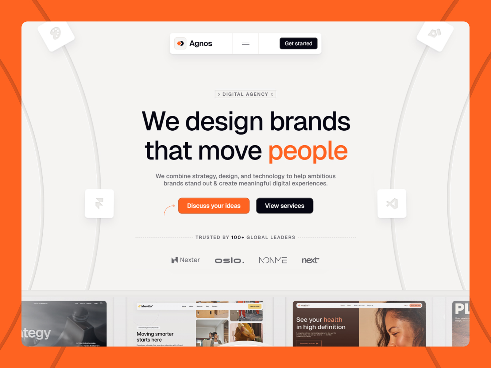 Agnos website template