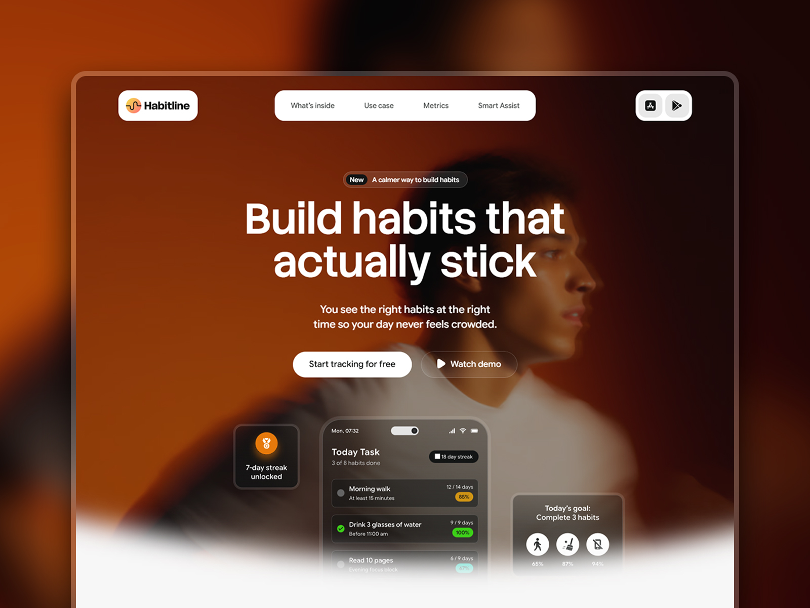 habitline website template