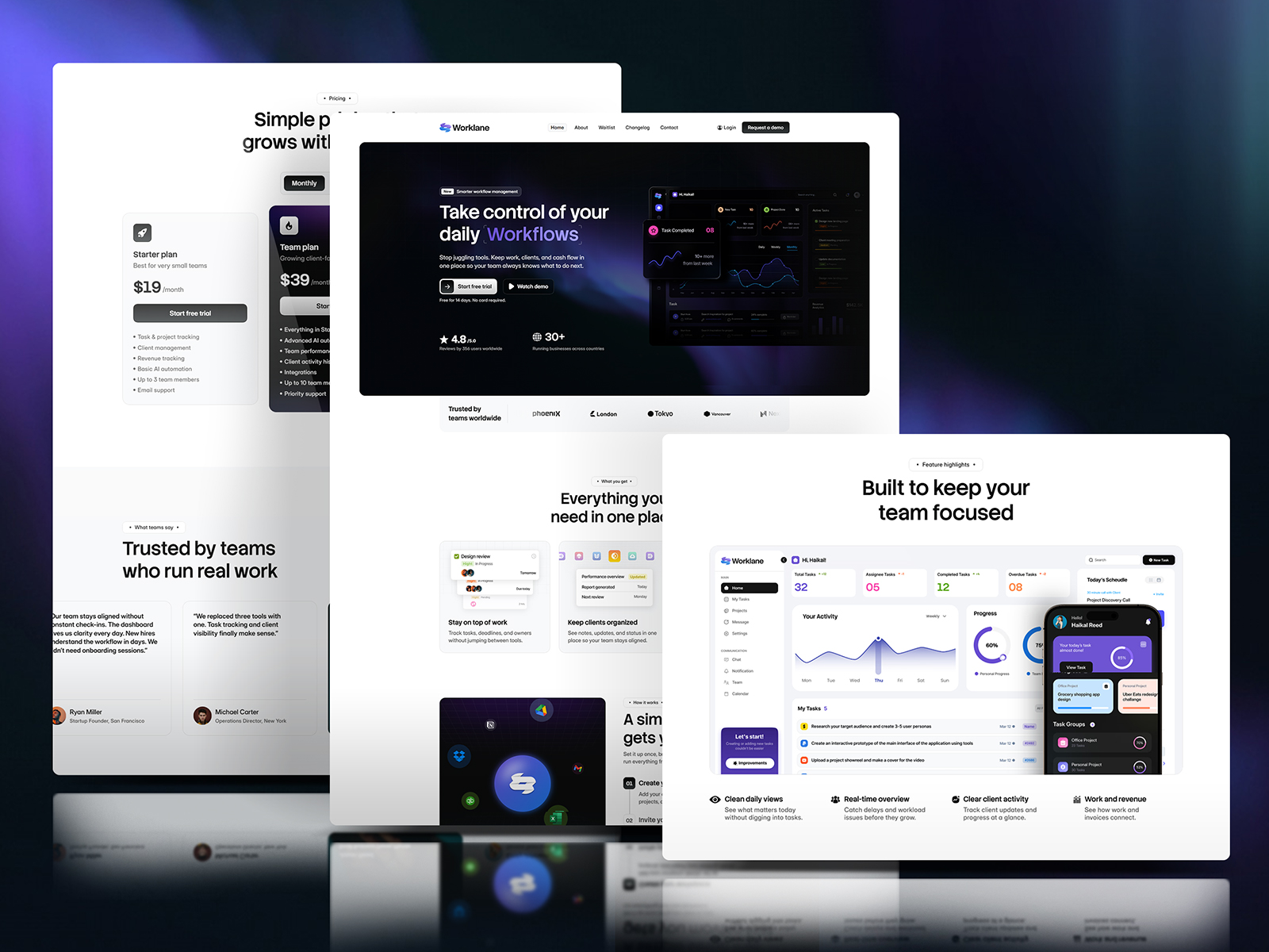 conversion-focused saas framer template