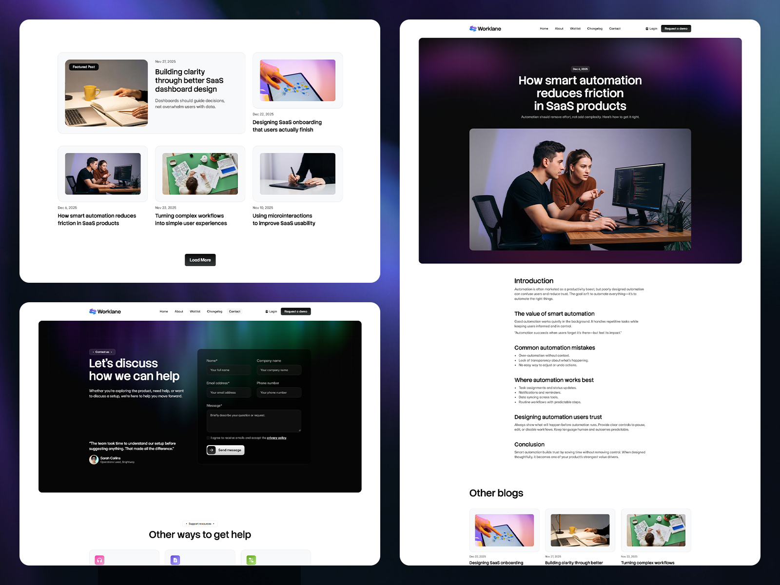 conversion-focused saas website template