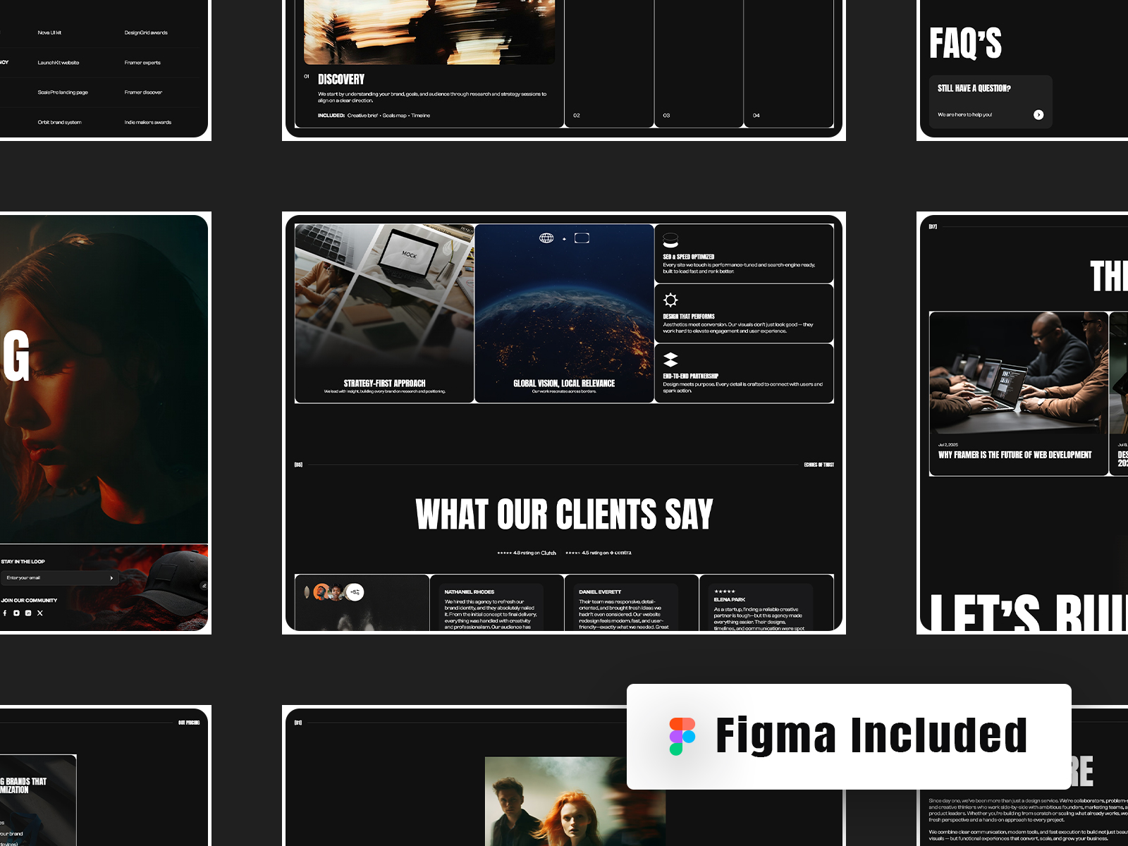 creative studio website template