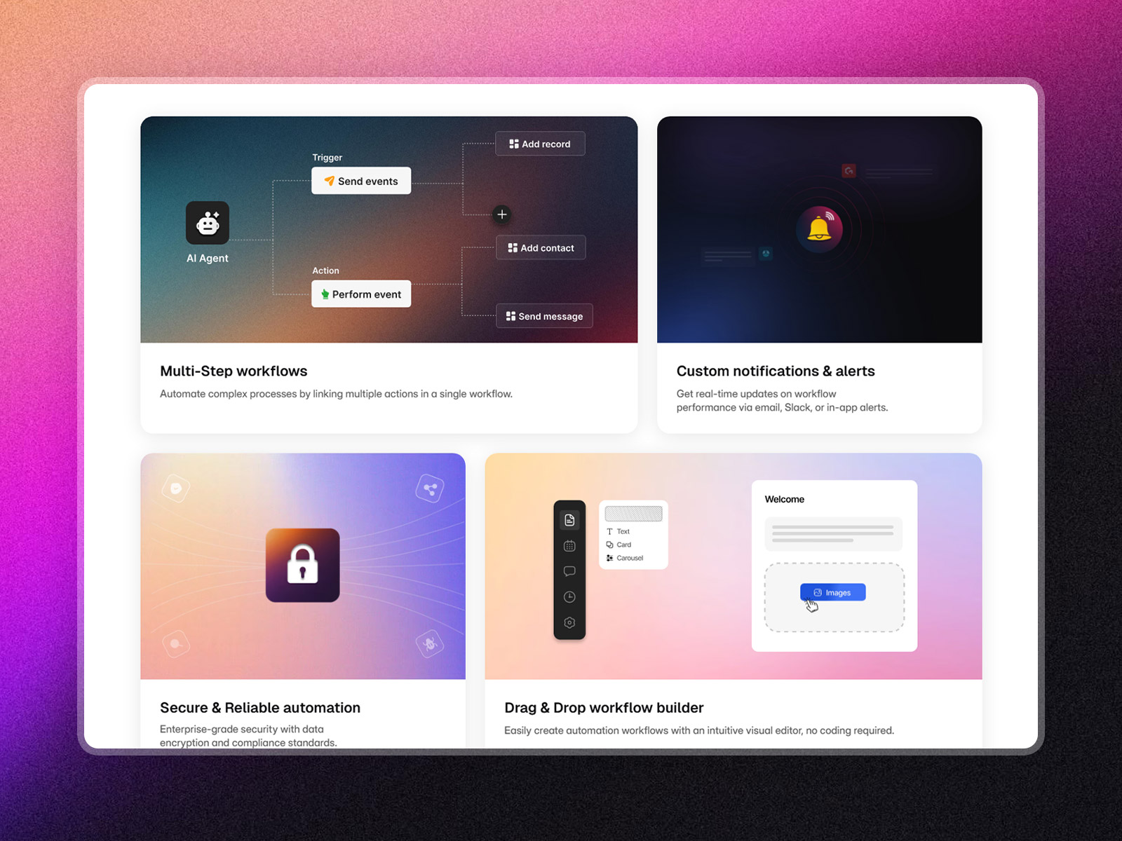BotFlow automation saas website template