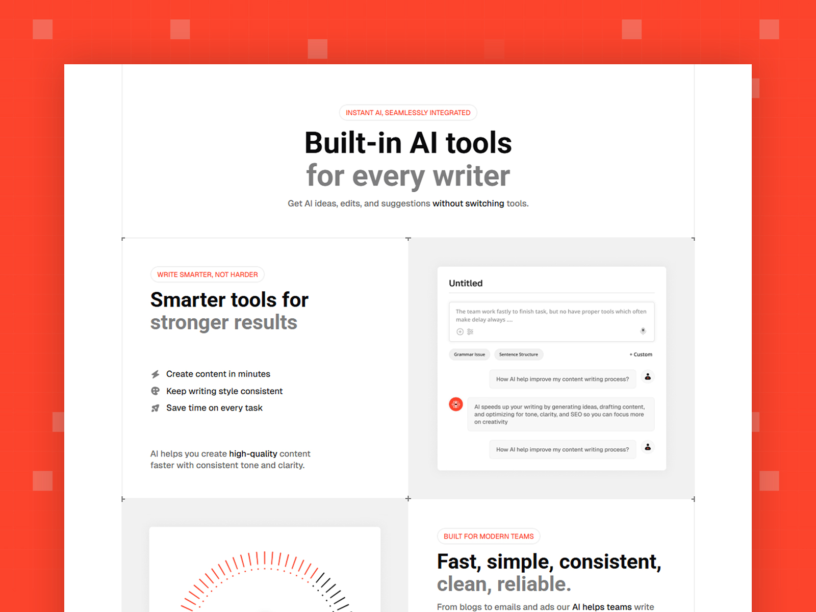  ai & saas landing page framer template