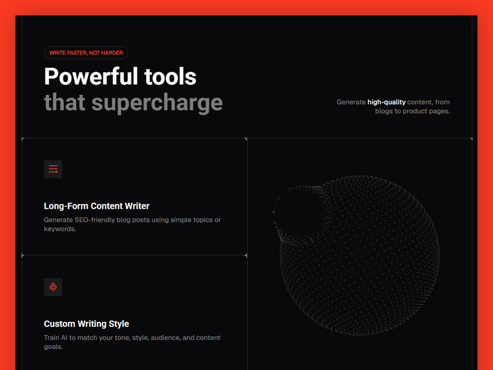  ai & saas landing page website template