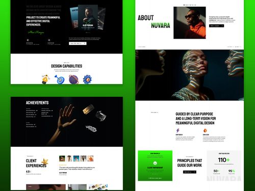 Creative agency website template