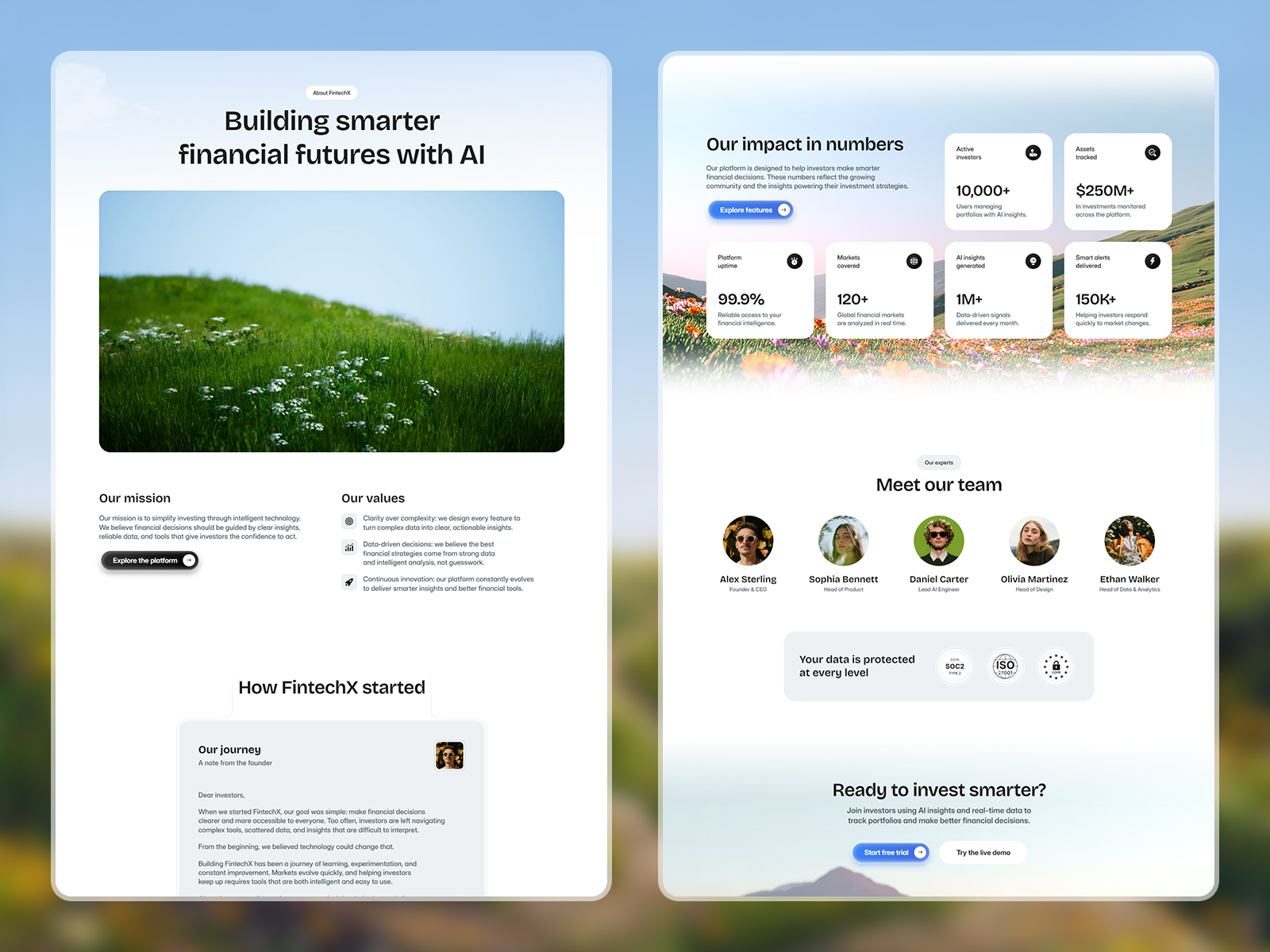 Fintech SaaS framer website template
