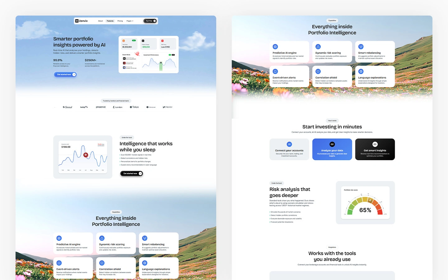 Finance and Fintech SaaS Website Template