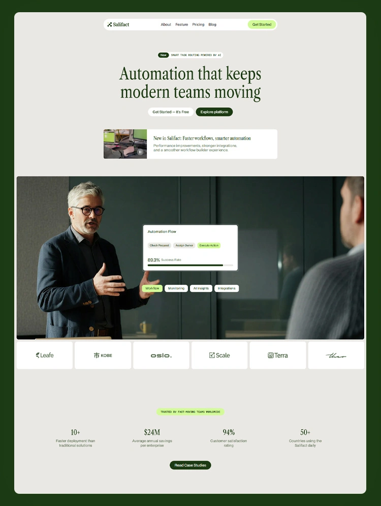 workflow automation webflow template