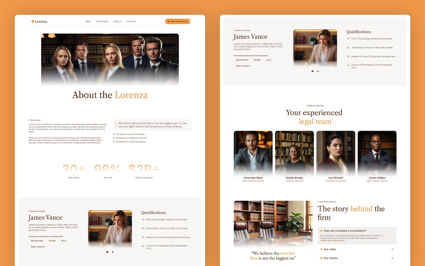 Top legal defense template website