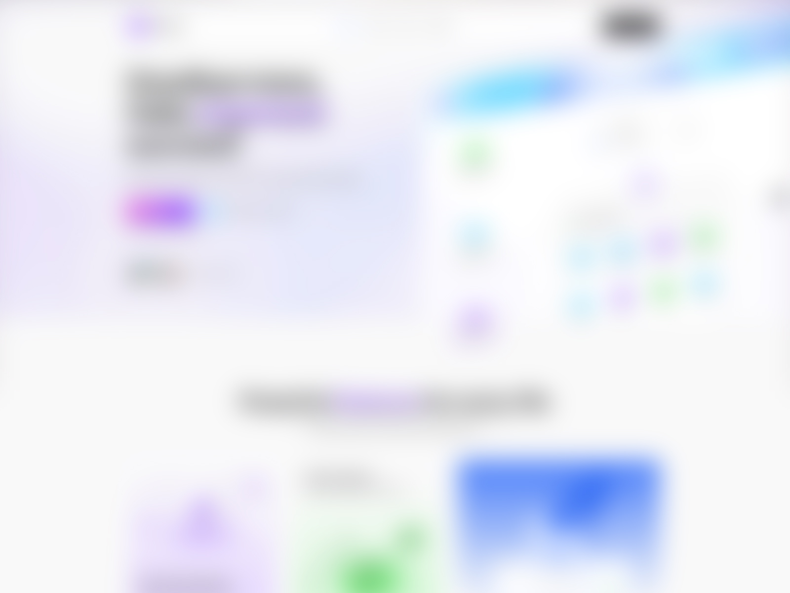Content AI SaaS website template