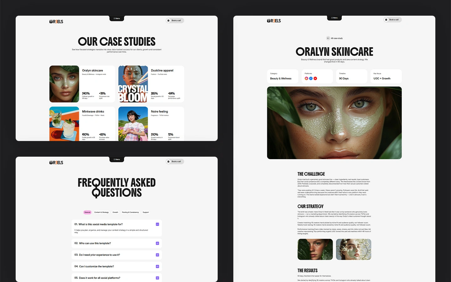 Social content strategy template