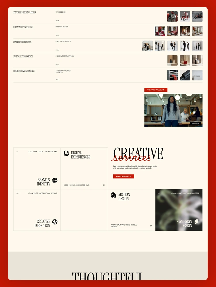 Creative studio webflow template
