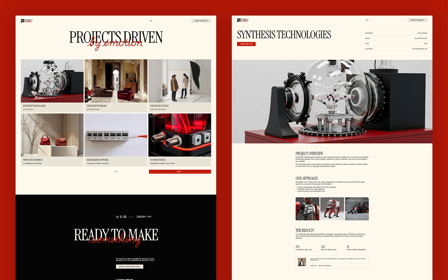 Design portfolio webflow website