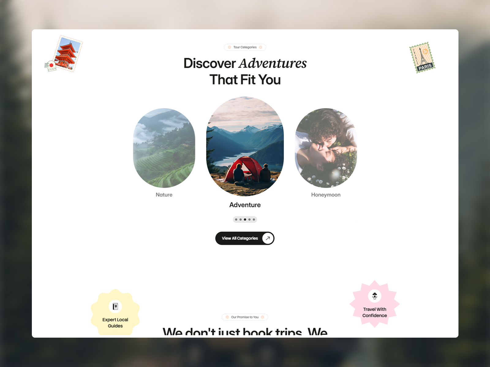 Modern Travel Agency Landing Page
