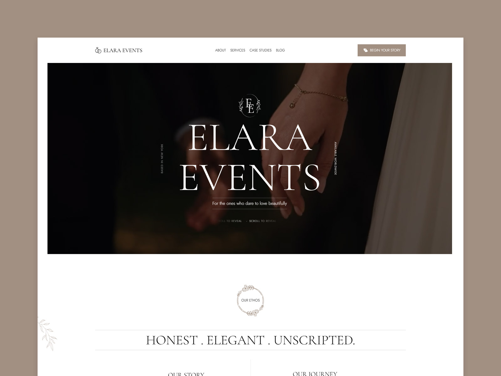 Luxury Wedding Planner Framer Template