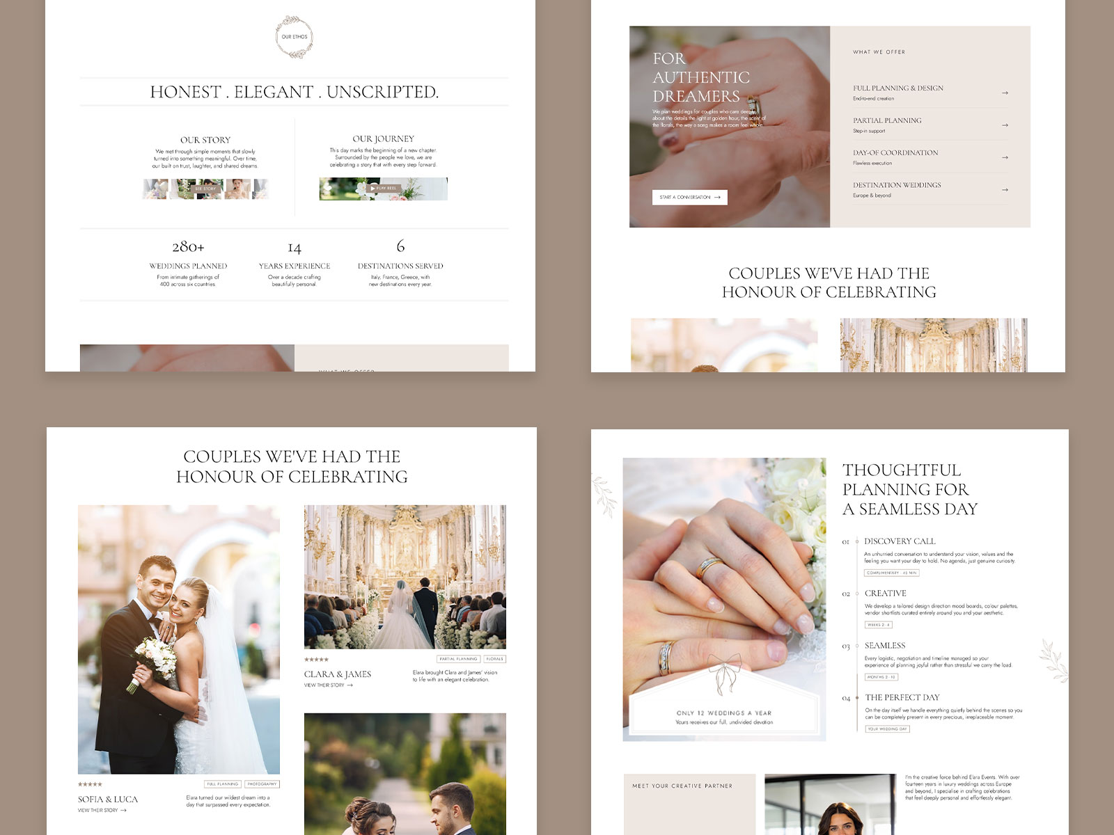 Wedding Planning Website Template