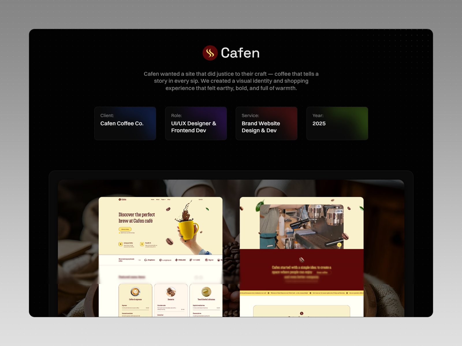 Portfolio Case Study Framer Template