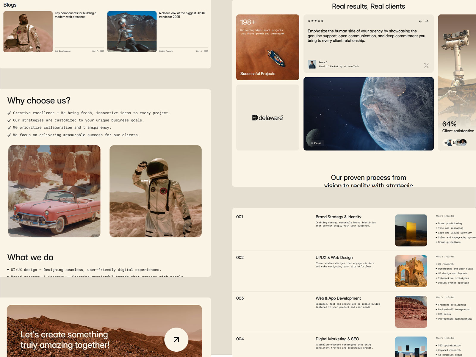Modern Creative Agency Website Template