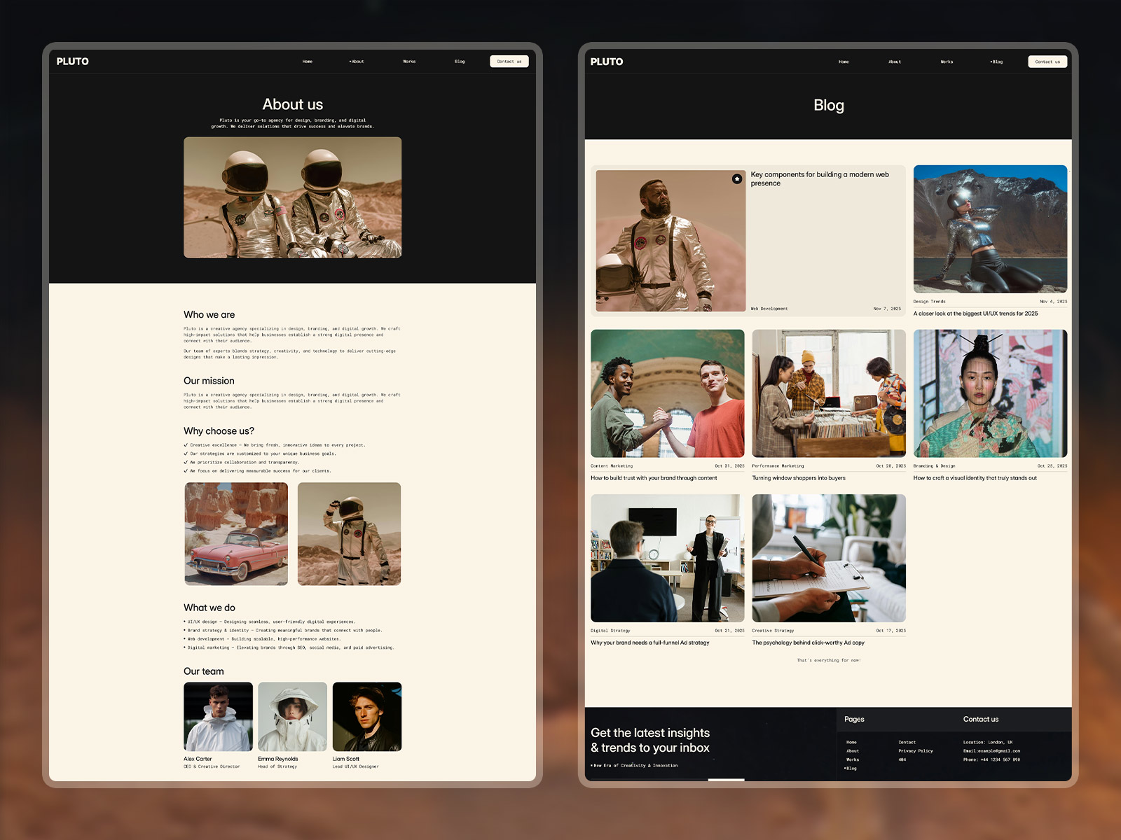 Marketing Agency Framer Template
