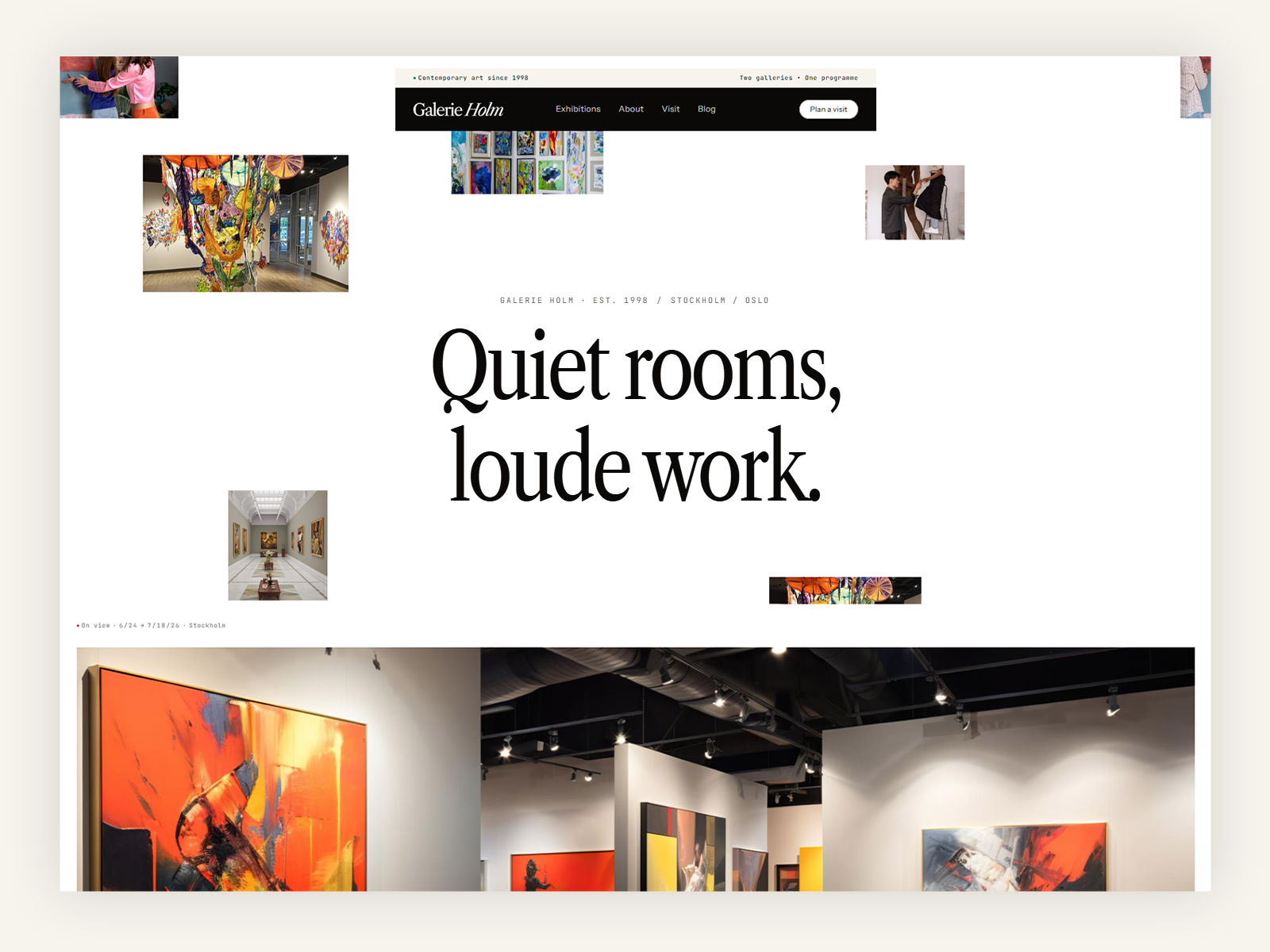 Artist Exhibition Template